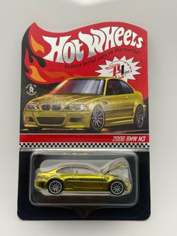 Hot wheels BMW m3 yellow/gold RLC
