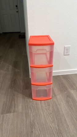 3-Drawer Plastic Storage Tower