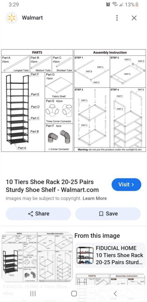 Shoe Shelf