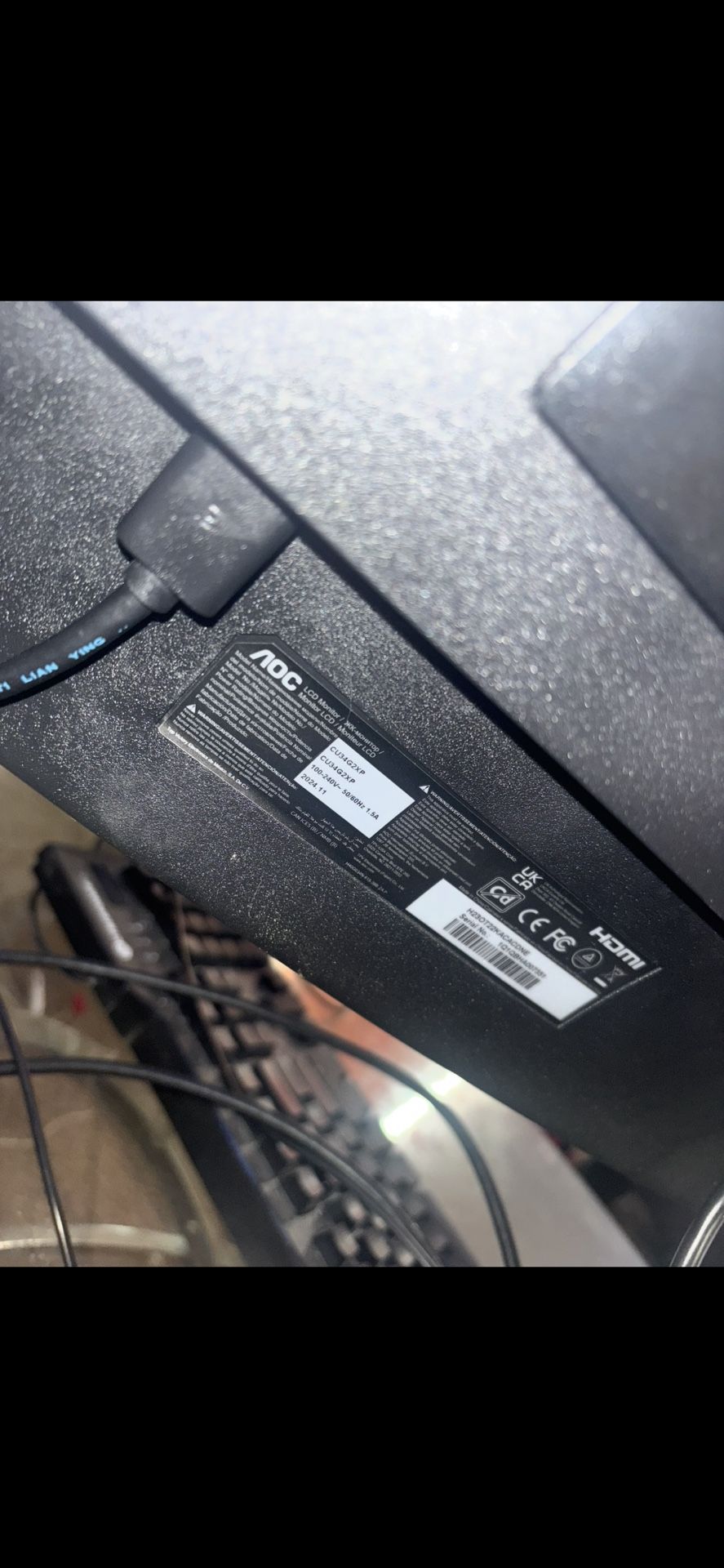 AOC 34” Curved Monitor