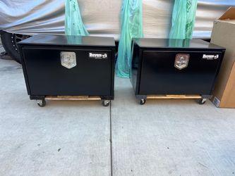 2 Buyers 18” x 18” x 30” ponderar coat carbón steel brand New 1 box have 1 dent in the back corner nothing big asking $450 For both as is thanks