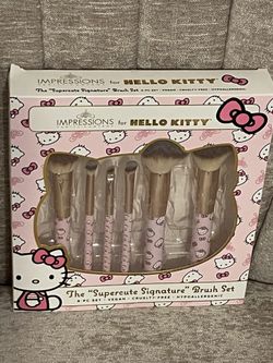 Hello  Kitty Impressions 6. Pc Makeup Brushes Pink