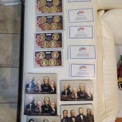 United States gold played Ment proof set.