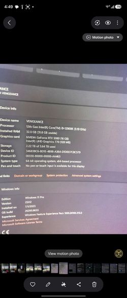 Vengeance corsair high end computer with rtx 5080 and samsung odessy g9 49inch monitor.