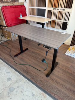 Large Electric standing desk Height Adjustable desk work desk