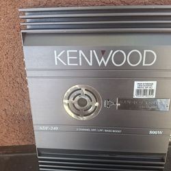 AMPLIFICADOR AMPLIFIER KENWOOD 2 CHANELS GOOD CONDICIÓN ABLO ESPAÑOL