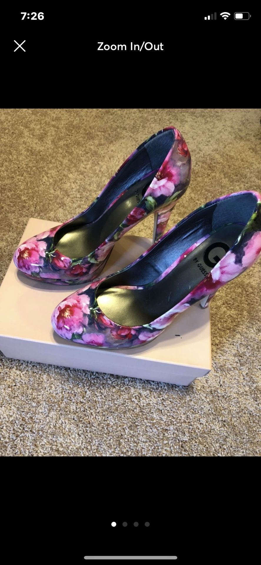 Heels size 8 1/2 worn for a couple hours