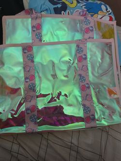 Hello kitty clear tote bag beach