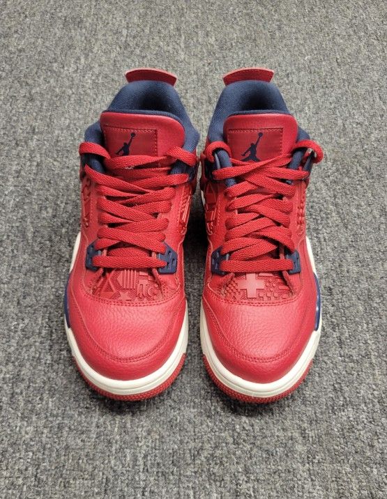 Nike Air Jordan Retro GS Shoes Fiba Youth Size 7Y Gym Red 408452