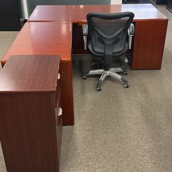 Office furniture, desk, and chair