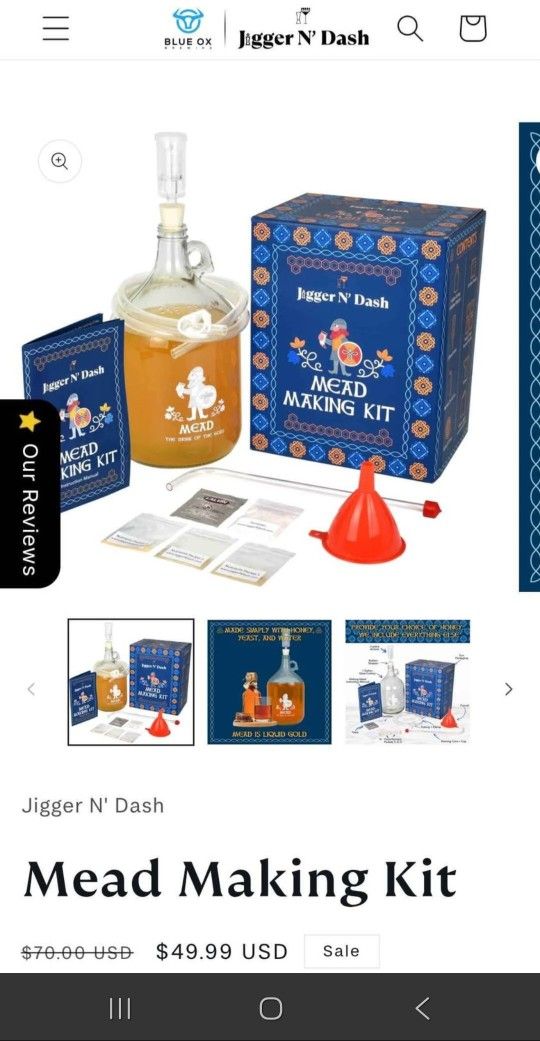 Mead Making Kit Never Opened