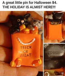 Halloween Pins And Earrings!