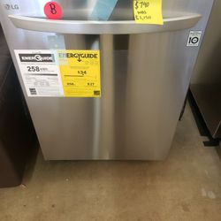 "Appliances 4 Less" Lg Dishwasher Orginal Price $1150 Our Price $740
