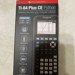 Texas Instruments Ti-84 Plus CE Python Graphing Calculator Plus Computer Software