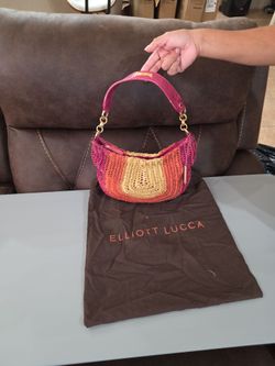Elliott Lucca purse woven leather