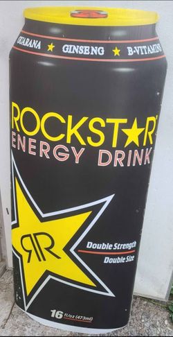 Rockstar Energy Drink Giant Promotional Rockstar energy Can Display
