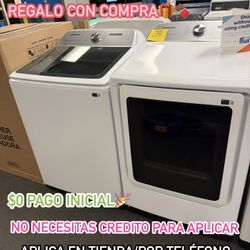 Samsung Electric Washer And Dryer Set (AVAILABLE IN PAYMENTS, NO CREDIT NEEDED FINANCING)