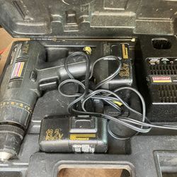 Craftsman Cordless Drill With Charger And Batteries 