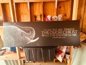 Elephant wall art