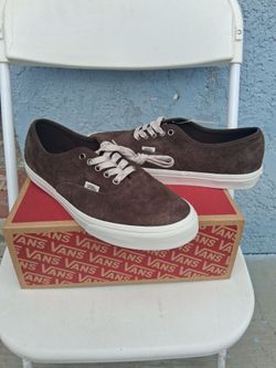 Vans Authentic Brown Suede Low-Top