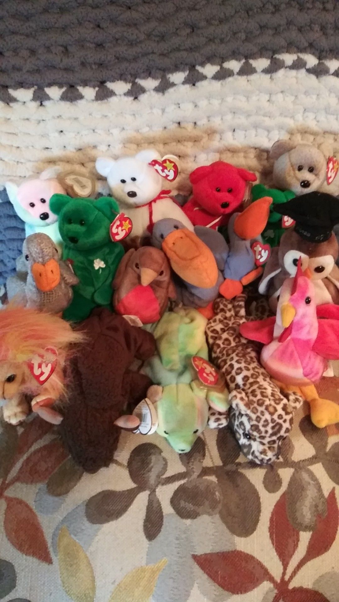 Ty Beanie Babies Lot of Retired & Rare