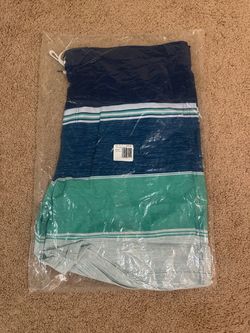 NEW Sonoma Men’s Board Shorts Swim Trunks XXL – Navy/Teal – MSRP $40