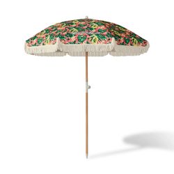 Beach chair and umbrella