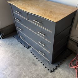 Completely Refurbished Maple Wood Dresser 