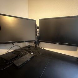 Intel PC And Double Screen monitor 