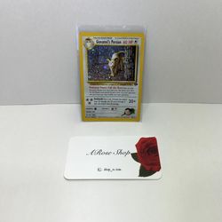 Giovanni’s Persian #8/132 Gym Challenge Set Holo Card