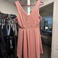 Salmon/ Pink Dress