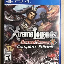 Dynasty Warriors 8 Xtreme legends complete edition for PlayStation 4