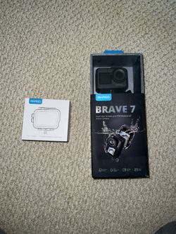 AKASO BRAVE 7, never used. Budget go-pro