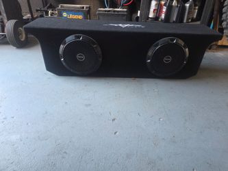 Custom jeep wrangler subwoofer box n subs