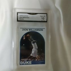 18-19 #1 Zion Willamson Graded10