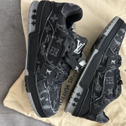 LV Denim Trainer Sneaker NEW