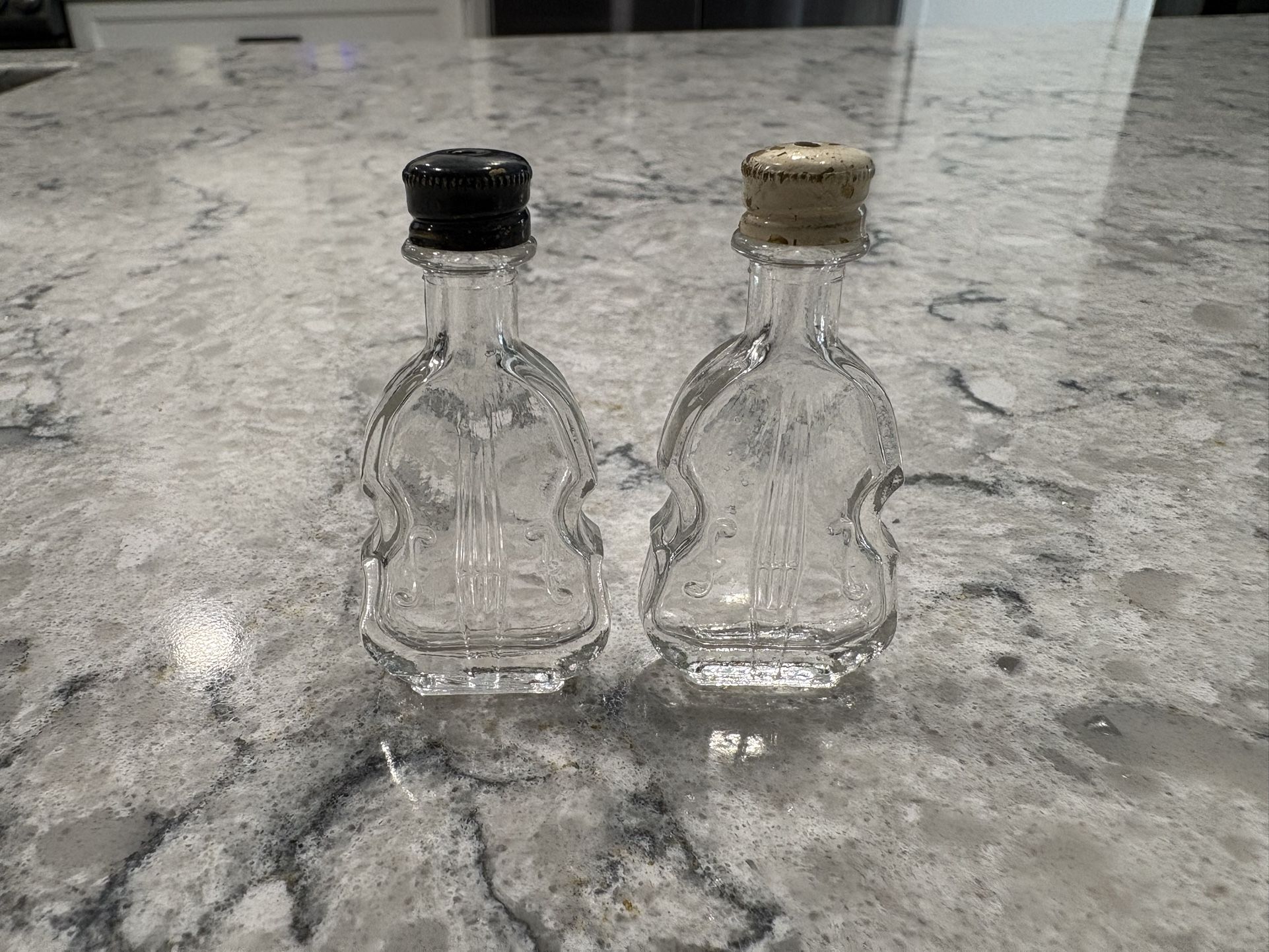 Miniature Violin Salt and Pepper Shakers
