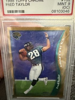 1998 Topps Chrome Fred Taylor #152 Draft Picks – PSA 9 (OC)