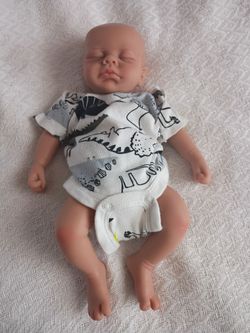 Full body silicone small baby doll boy