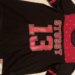 Vintage Stussy #13 3/4 Football Jersey