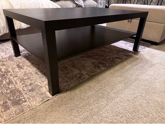 Black coffee table