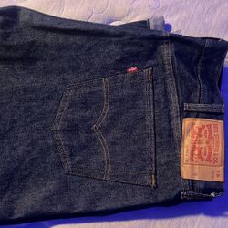Navy Blue Levi 501s