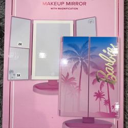 Impressions Vanity Barbie Trifold/Tri Color Makeup Mirror