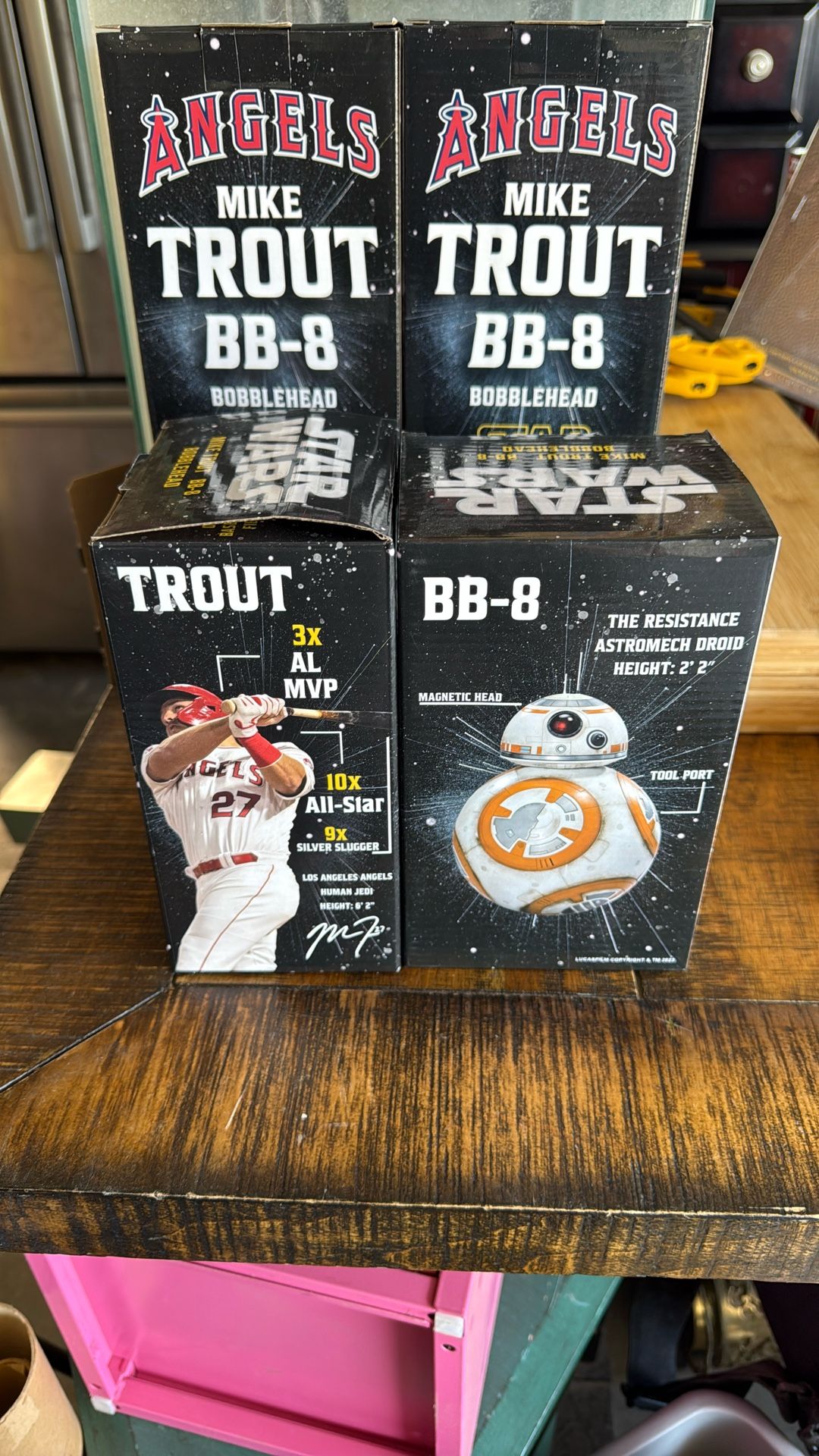 Mike Trout Bobblehead Star Wars 2023 