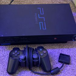 Sony PS2 Fat Console w/ Power Cord And Controller