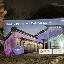 RGB-IC Permanent Outdoor 100 Ft Lights IP67 App Voice Control 16 Million color