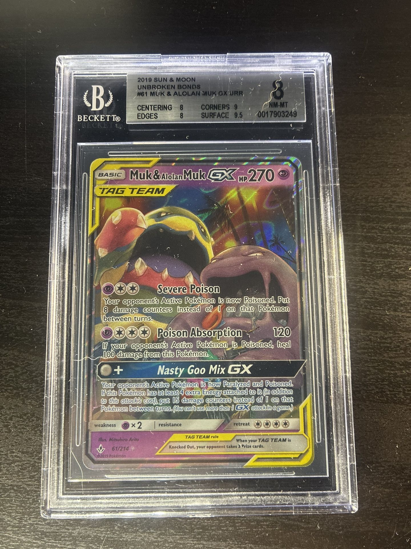 Sun And Moon Tag Team Pokemon Slab Beckett