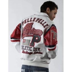 PELLE PELLE ALL AMERICAN WHITE JACKET