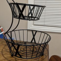 Moving Sale Double Fruit Basket
