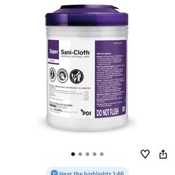 Sani Cloth Disinfecting Wipes(new)